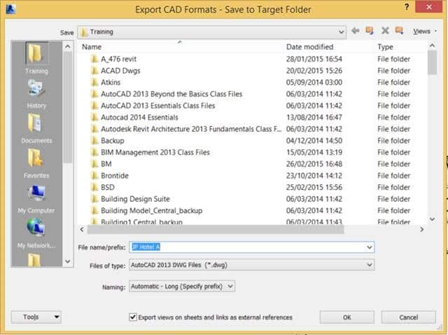 How to convert revit to Autocad DWG autocad dwg6