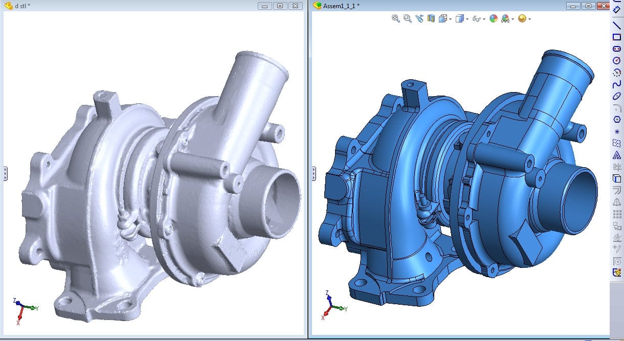 3D SCANNING REVERSE ENGINEERING