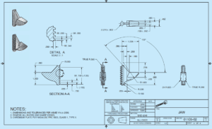 jaw part drawings