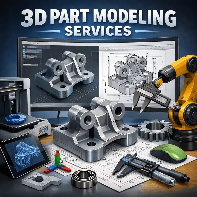 3D Part Modeling Services 