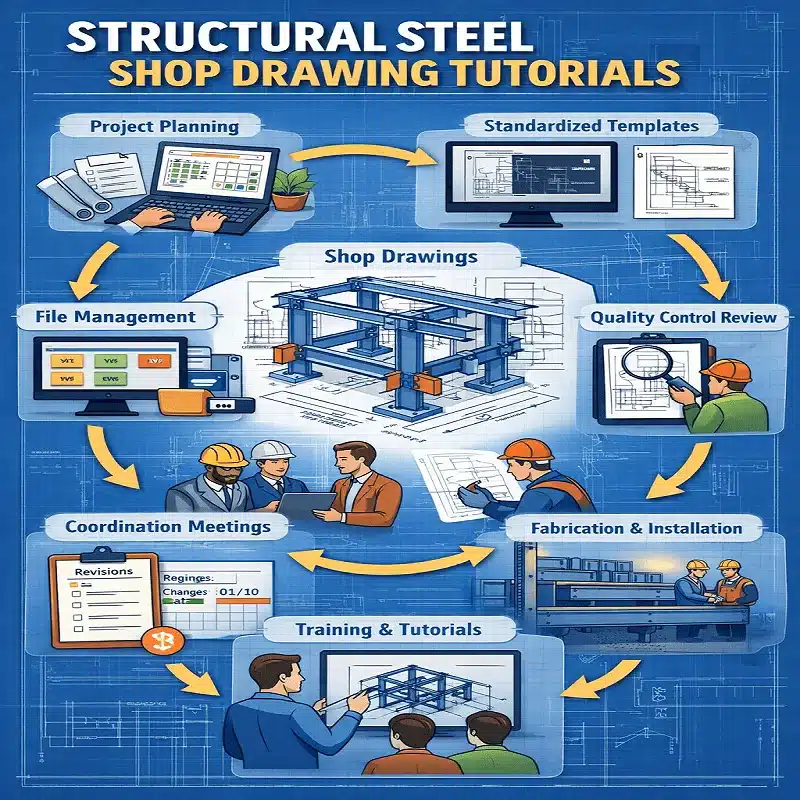 Tips for Organizing Structural Steel Shop Drawing Projects Efficiently